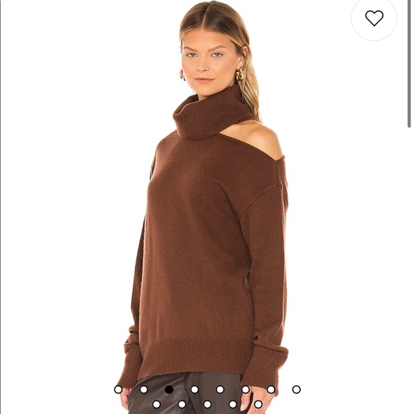Paige Raundi Turtleneck Sweater - Brown - Picture 4 of 13